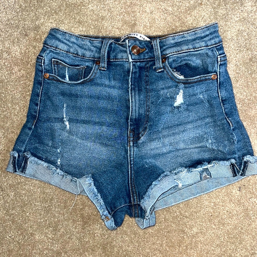 Celebrity Pink Jean Shorts